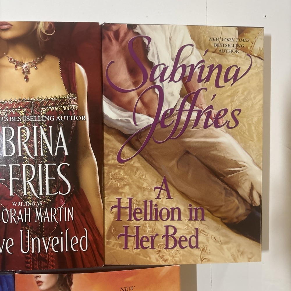 5 Sabrina Jeffries Hardcover Books /w Dust Jacket EUC